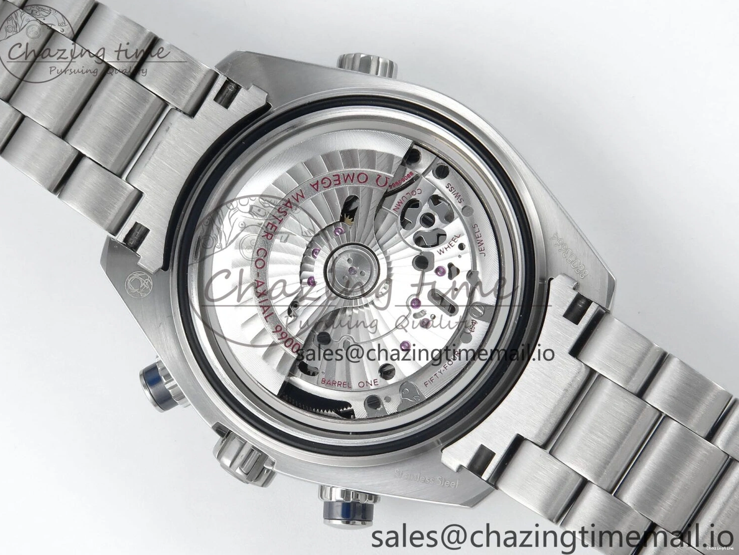 1231 FreshLook Planet Ocean Master Chronometer 600M 45.5mm SS SCF 1:1 Best Edition Black Bezel Black Dial on SS Bracelet A9900 Super Clone 7675